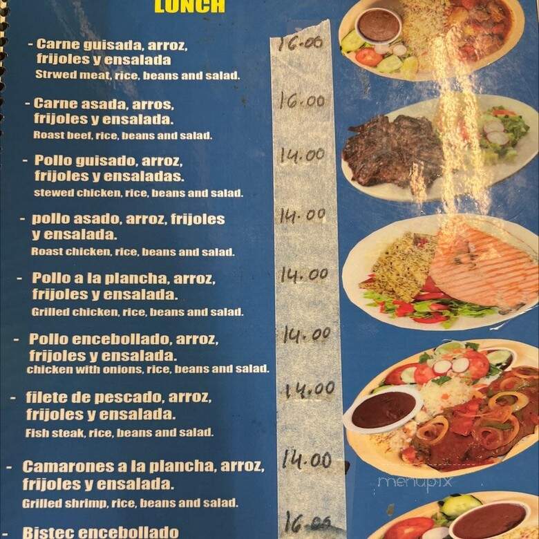 Pupuseria El Carrisal - Downey, CA menu_pic