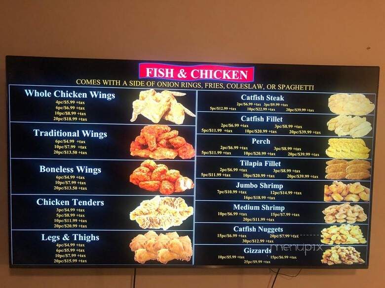 Jimmys Fish and Chicken - Markham, IL menu_pic