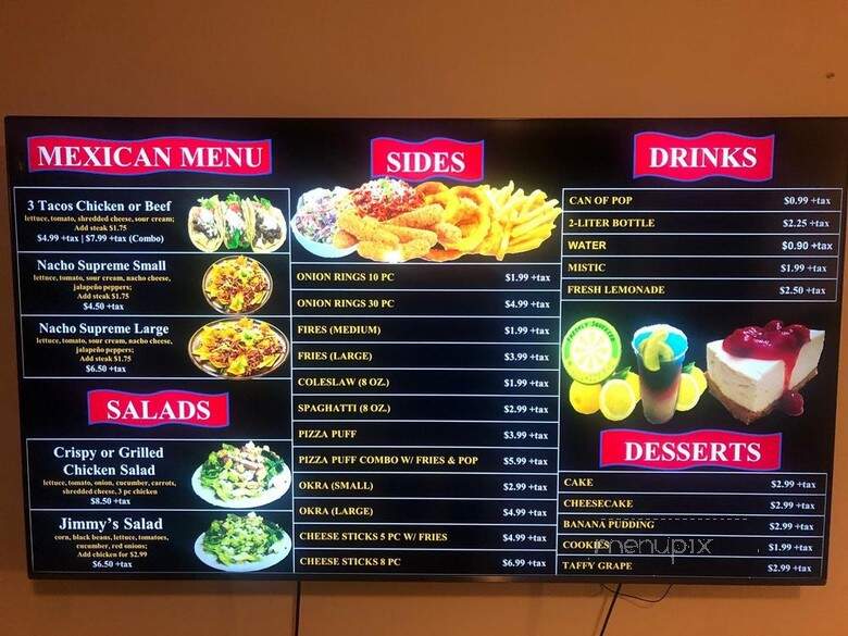 Jimmys Fish and Chicken - Markham, IL menu_pic