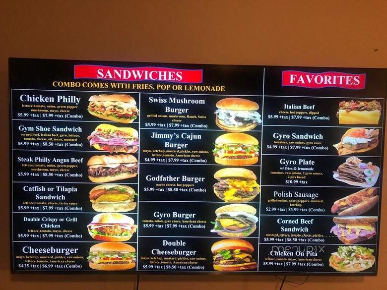 Jimmys Fish and Chicken - Markham, IL menu_pic