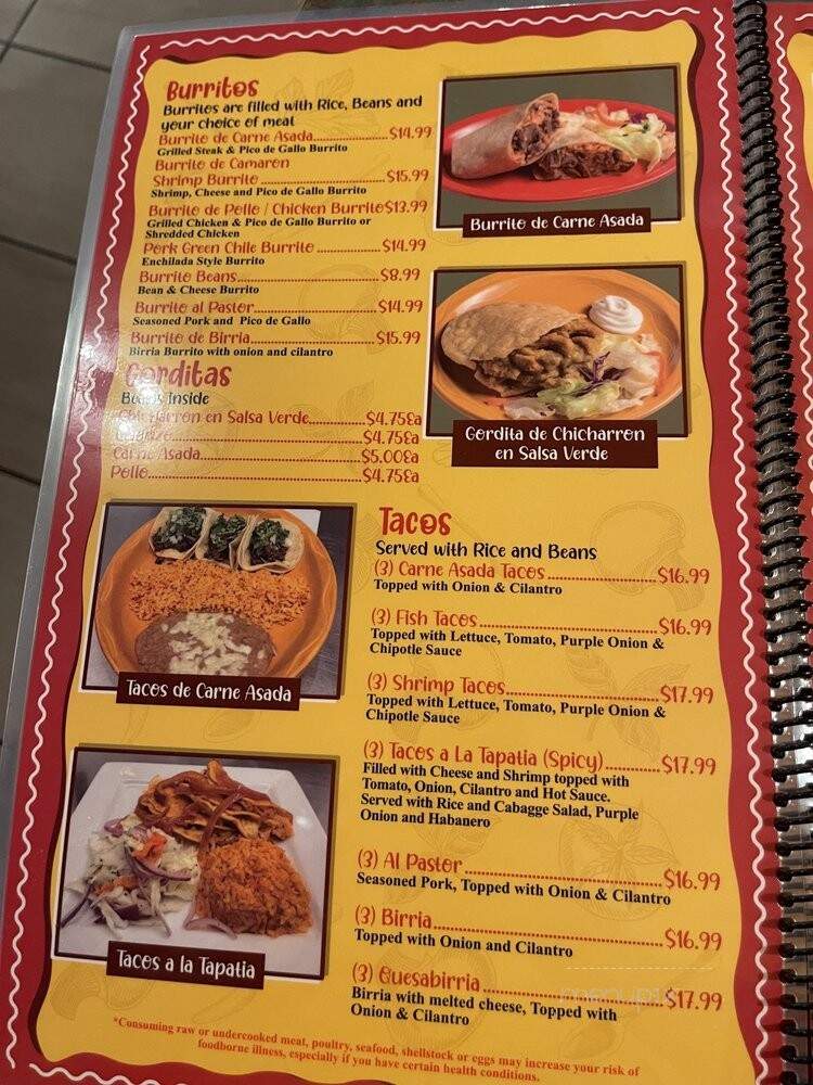 Mi Casa Mexican Cuisine - Las Vegas, NV menu_pic