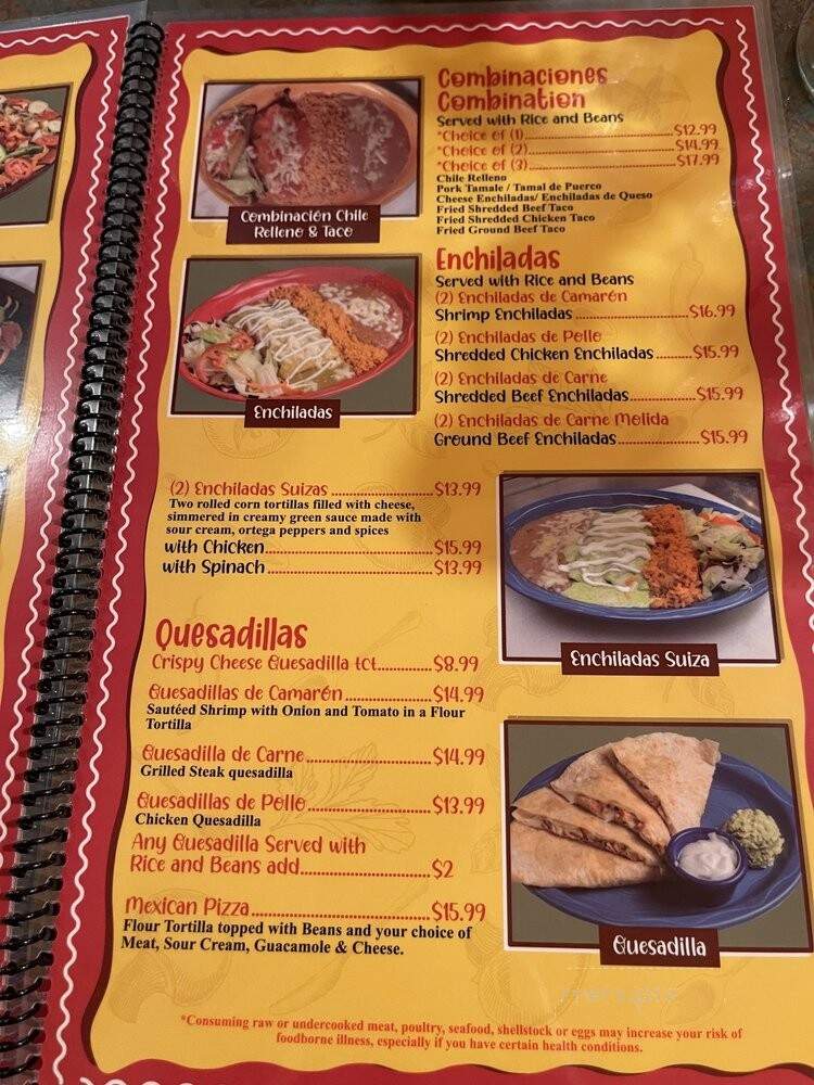 Mi Casa Mexican Cuisine - Las Vegas, NV menu_pic