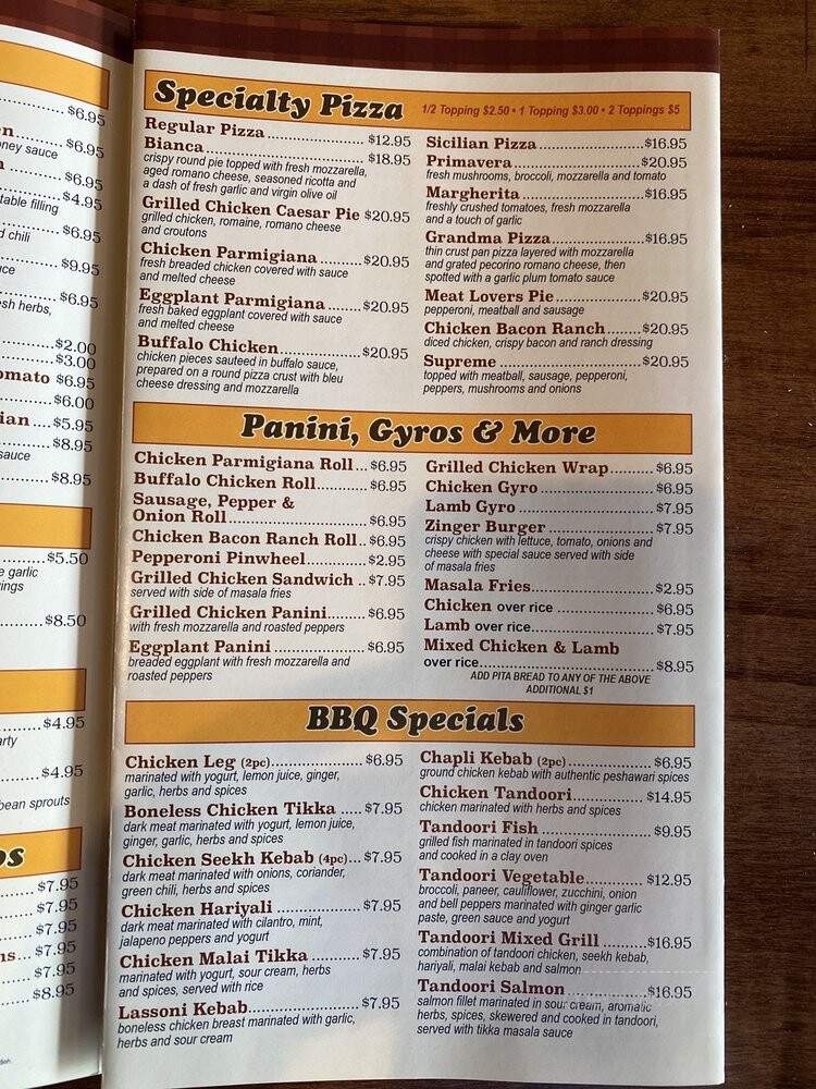 Pizza Gyro Curry Express - Huntington, NY menu_pic
