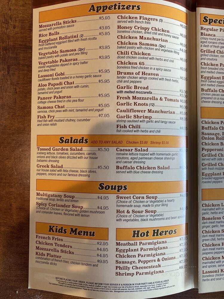 Pizza Gyro Curry Express - Huntington, NY menu_pic