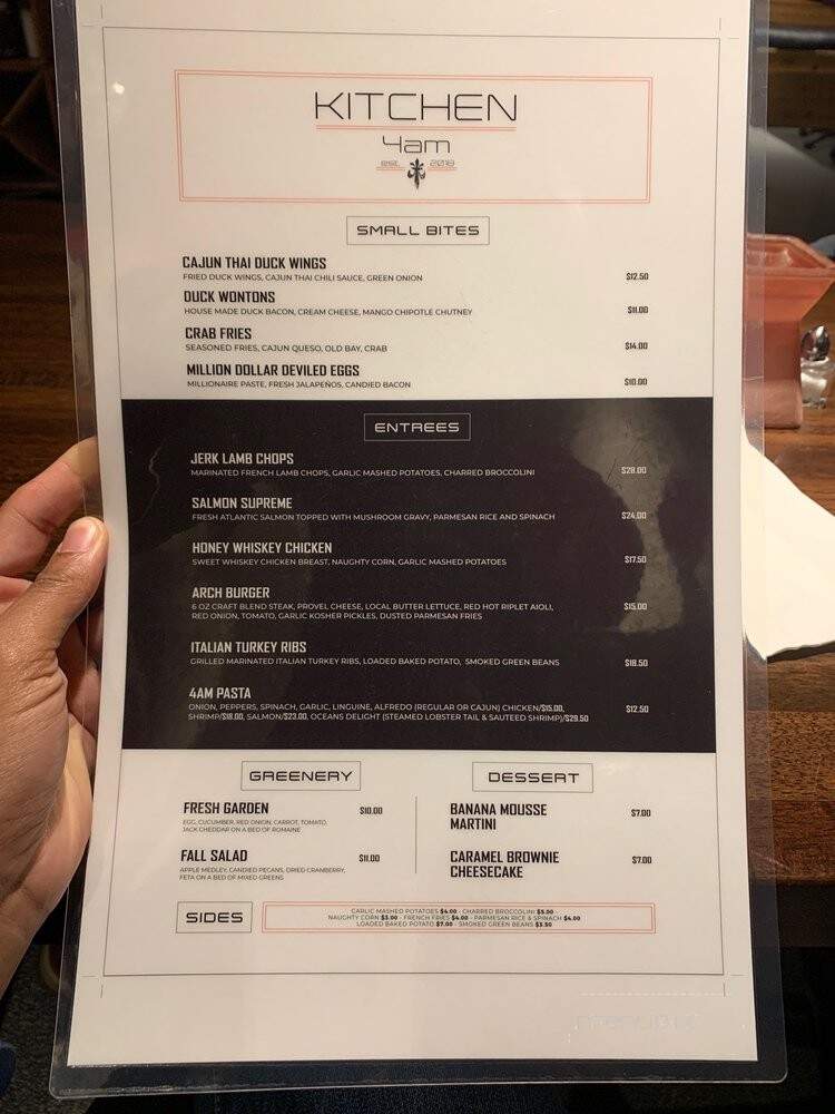 Kitchen 4am - St. Louis, MO menu_pic