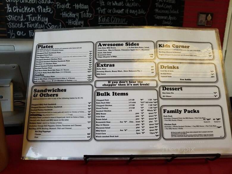 The Happy Hawg - Andrews, NC menu_pic