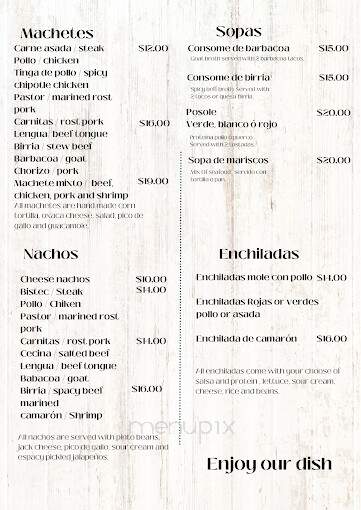 Tres Chivos Restaurant Corp - Brooklyn, NY menu_pic