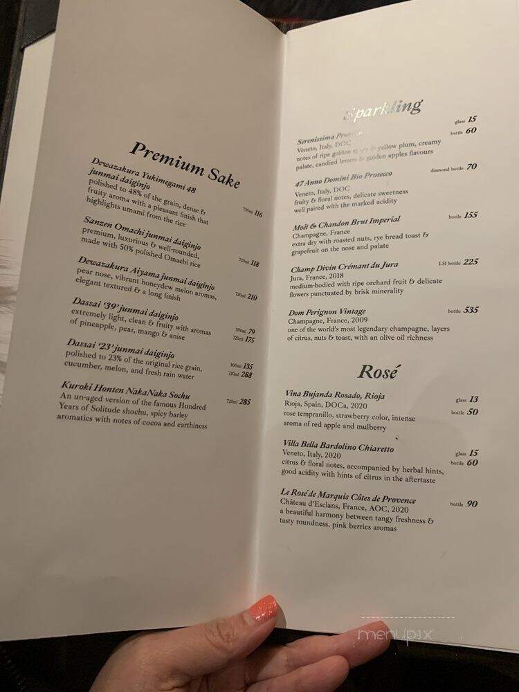 Muni Robata - Toronto, ON menu_pic