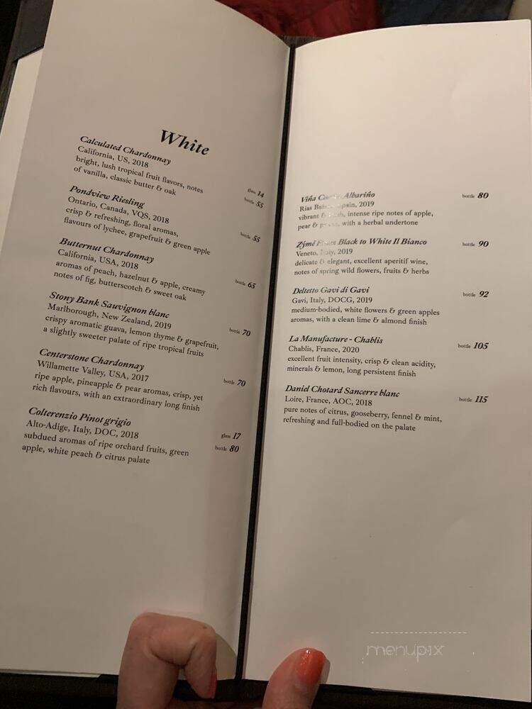 Muni Robata - Toronto, ON menu_pic