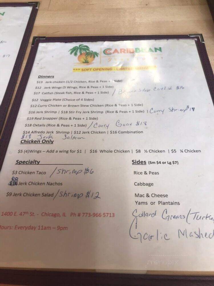 The Caribbean Jerk Joint - Chicago, IL menu_pic