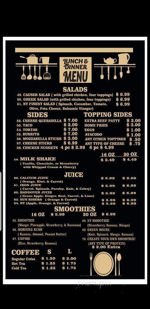 NY's Finest Deli - Nashville, TN menu_pic