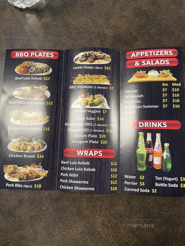 Sam's Kebab - Los Angeles, CA menu_pic