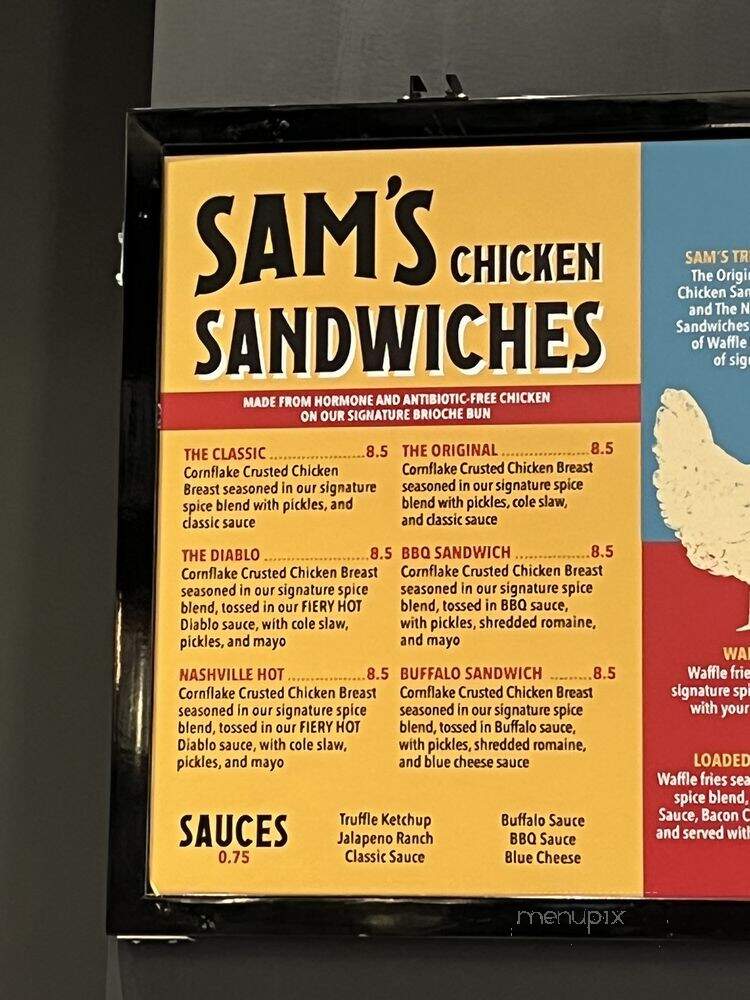 Sam's Crispy Chicken - New York, NY menu_pic
