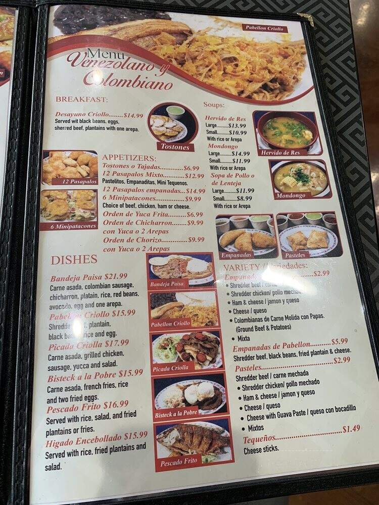 Sabor Latino - Salt Lake City, UT menu_pic