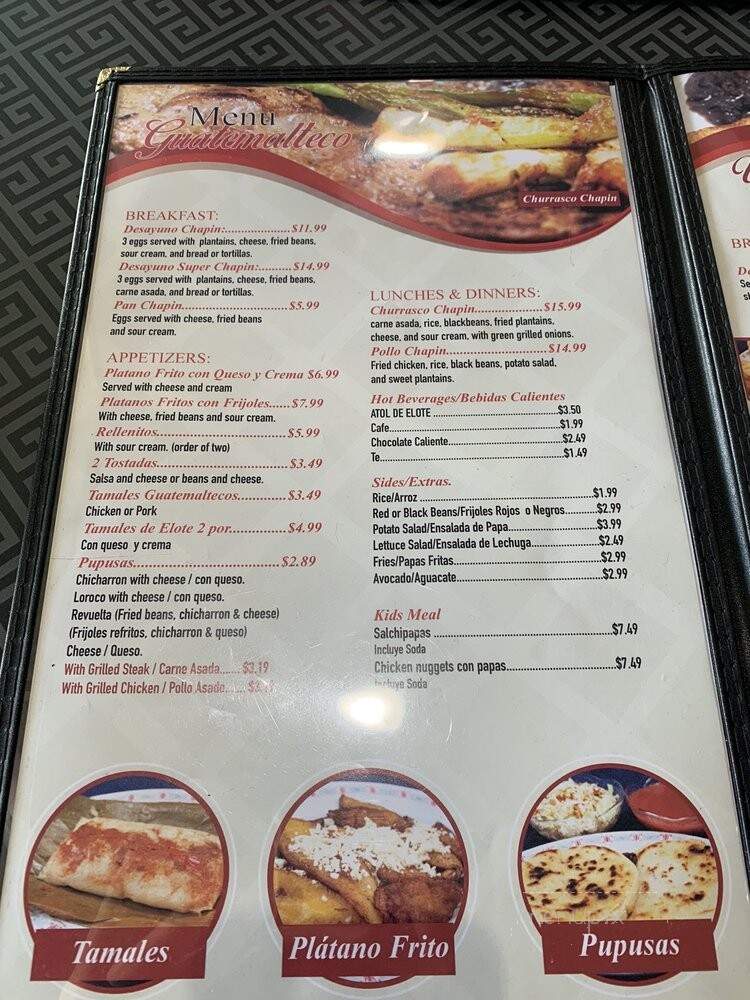 Sabor Latino - Salt Lake City, UT menu_pic