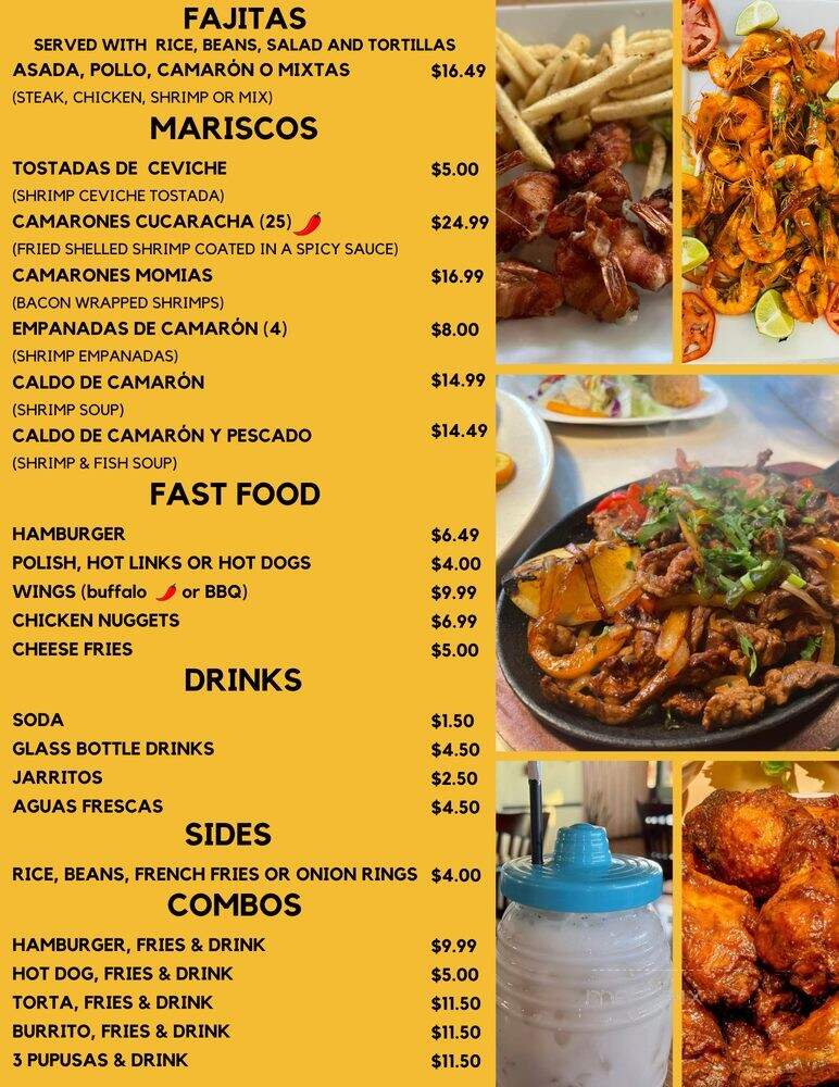 Tacos & Pupusas Gonzalez - Tulsa, OK menu_pic