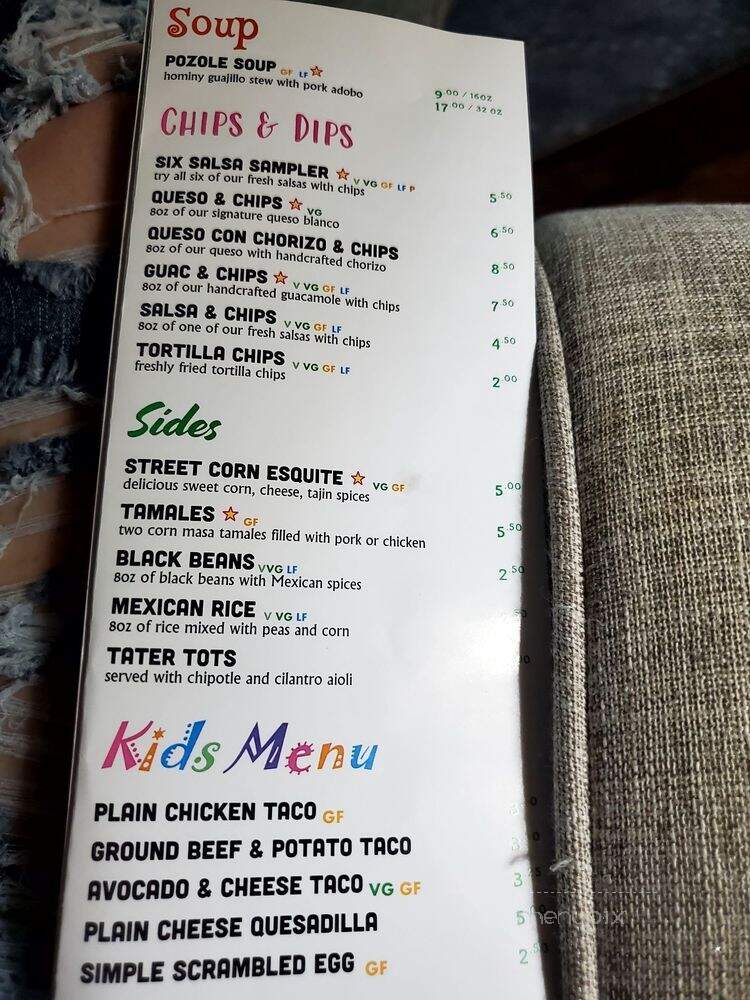 Taco Naco KC - Overland Park, KS menu_pic