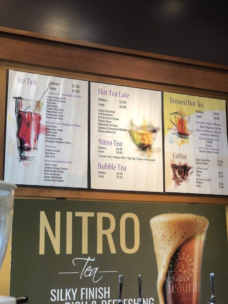 Teaura Tea - Denver, CO menu_pic