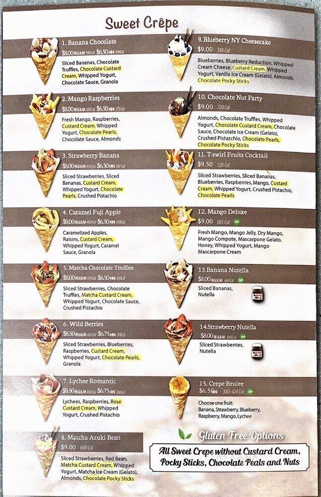 T Swirl Crepe - Dover, DE menu_pic