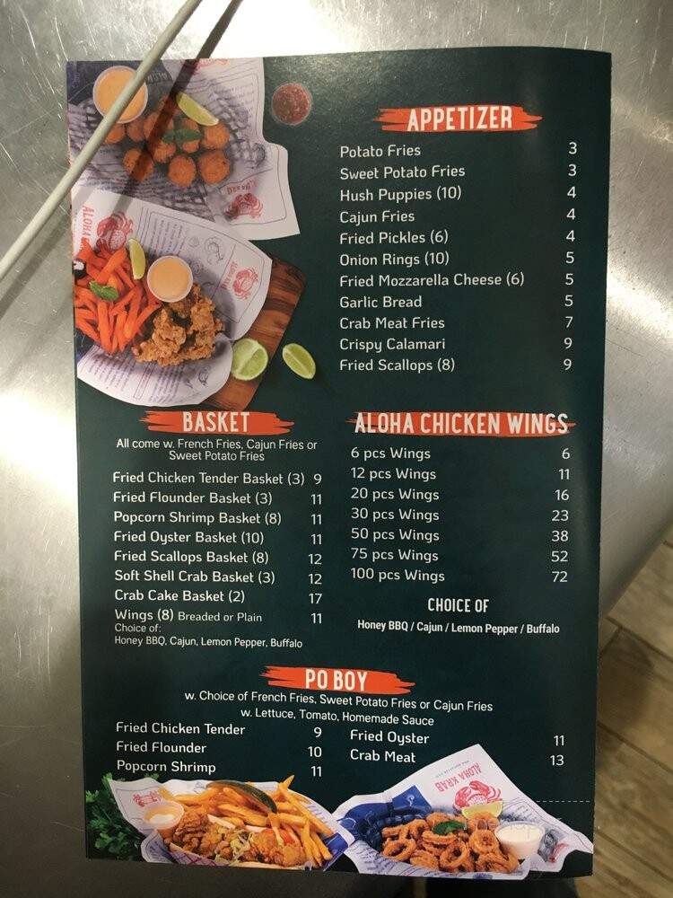 Aloha Krab - Queens, NY menu_pic