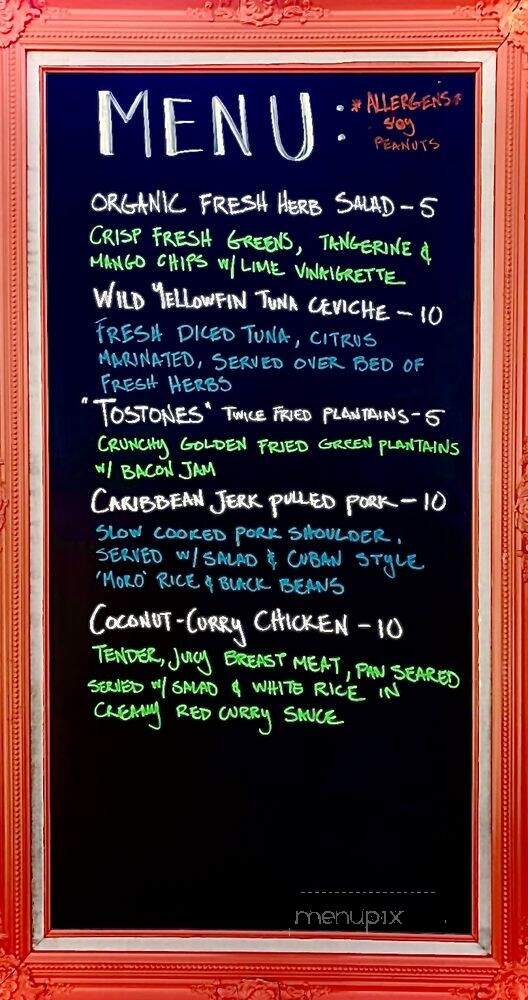 Haas Caribbean Craft Kitchen - Medford, OR menu_pic