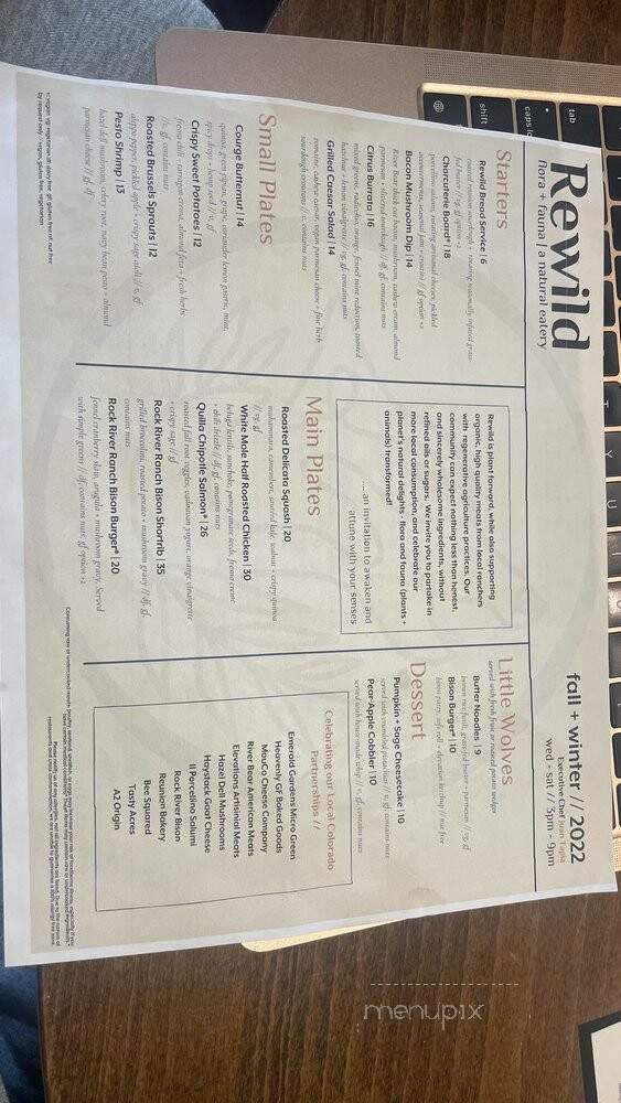 Nest At Nature - Denver, CO menu_pic