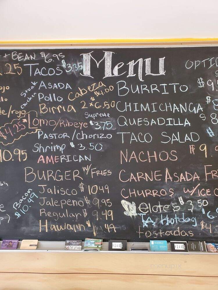 Tamales - Indianapolis, IN menu_pic