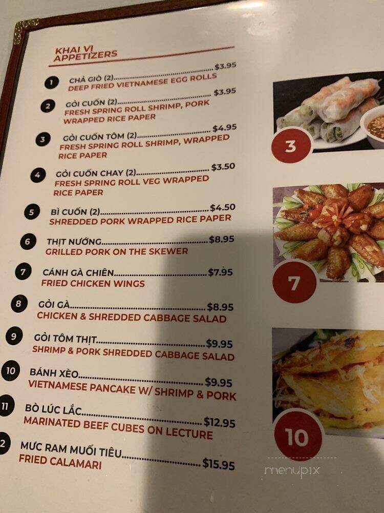 I-Pho - Chattanooga, TN menu_pic