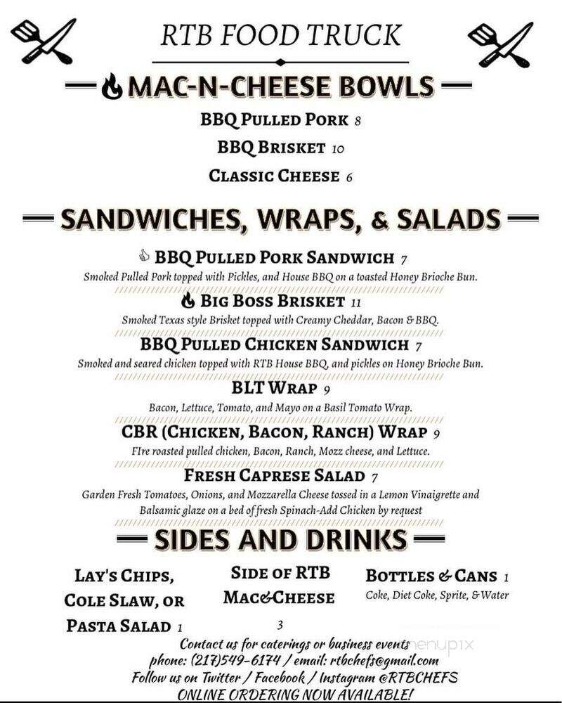 RTB Chefs - Lafayette, IN menu_pic