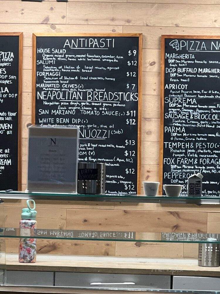 Napoli Pizzeria & Gelateria - Durham, NC menu_pic