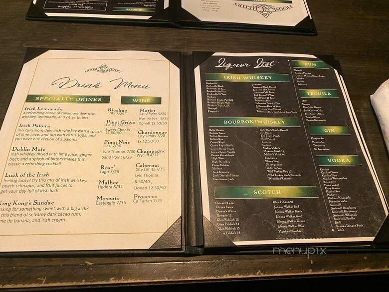 House Of Henry - Panama City, FL menu_pic