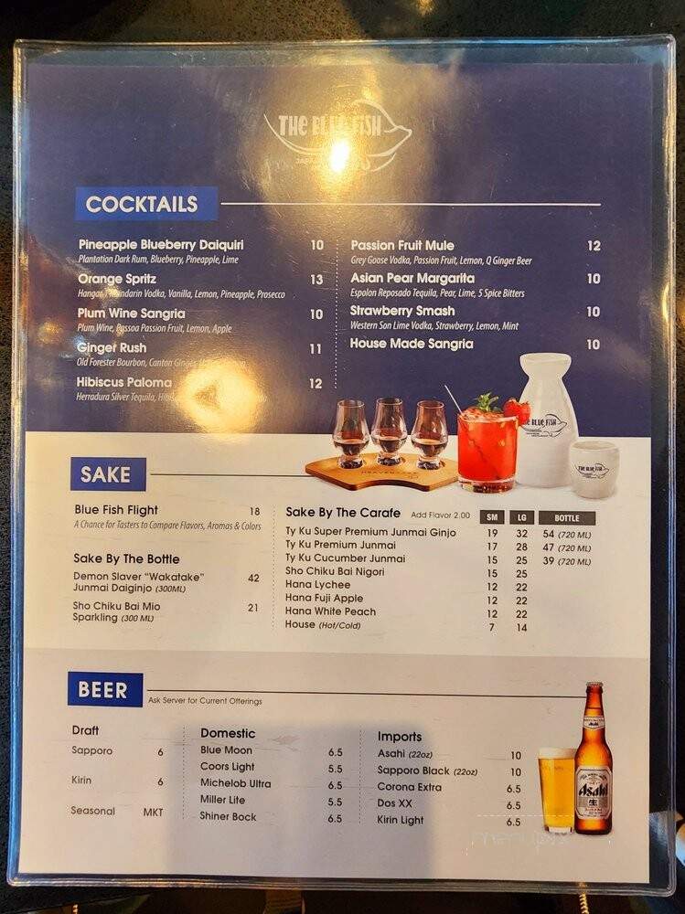 The Blue Fish - Irving, TX menu_pic