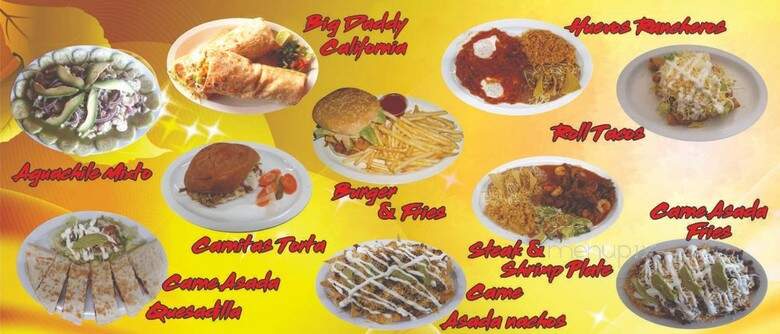 Big Daddy's Mexican Food - Commerce City, CO menu_pic
