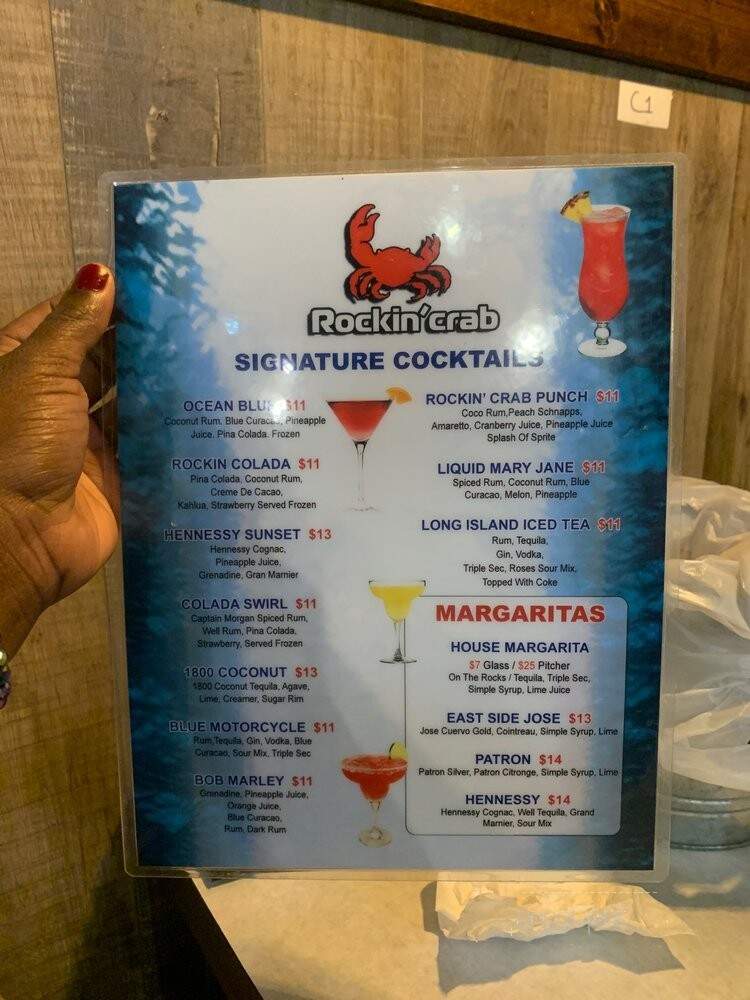 Rockin Crab - Lithonia, GA menu_pic