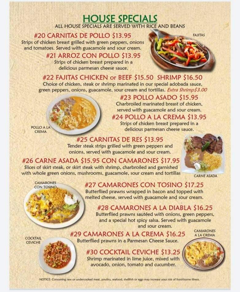 El Socio - Lewiston, ID menu_pic