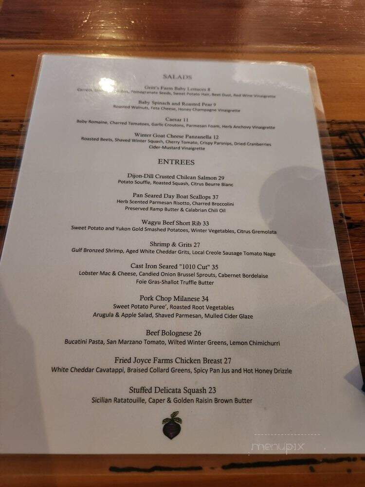1010 Bridge Restaurant - Charleston, WV menu_pic