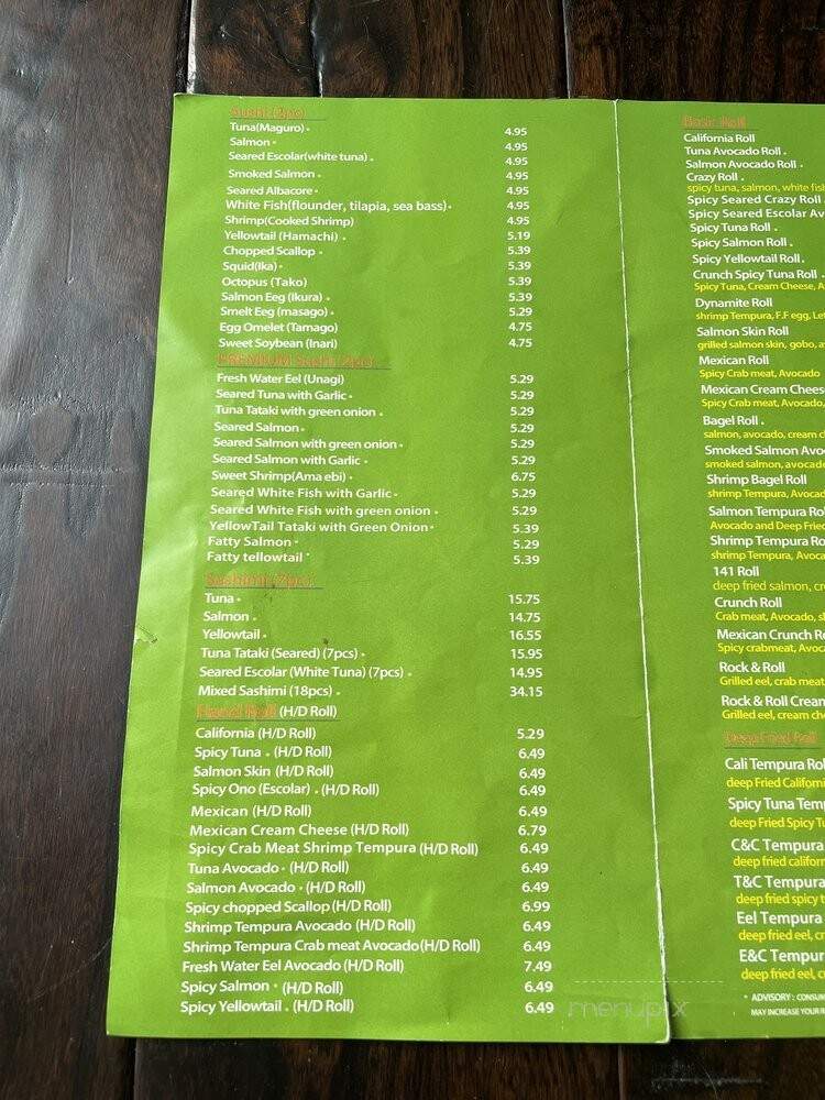 L.A Sushi - Suwanee, GA menu_pic