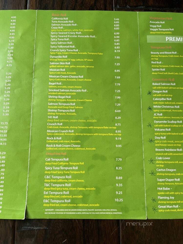 L.A Sushi - Suwanee, GA menu_pic