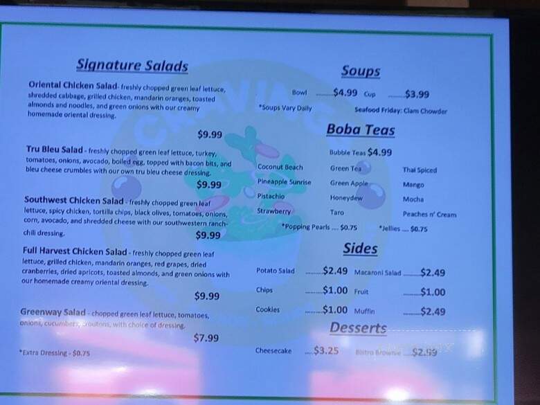 Cravings - Athens, GA menu_pic