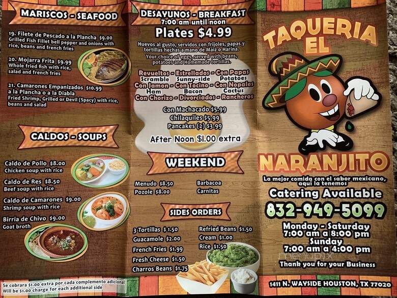 Taqueria El Naranjito - Houston, TX