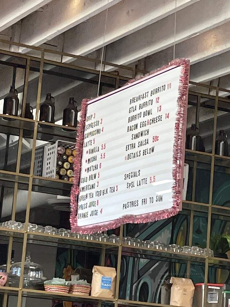 Guerrilla Cafecito - Los Angeles, CA menu_pic
