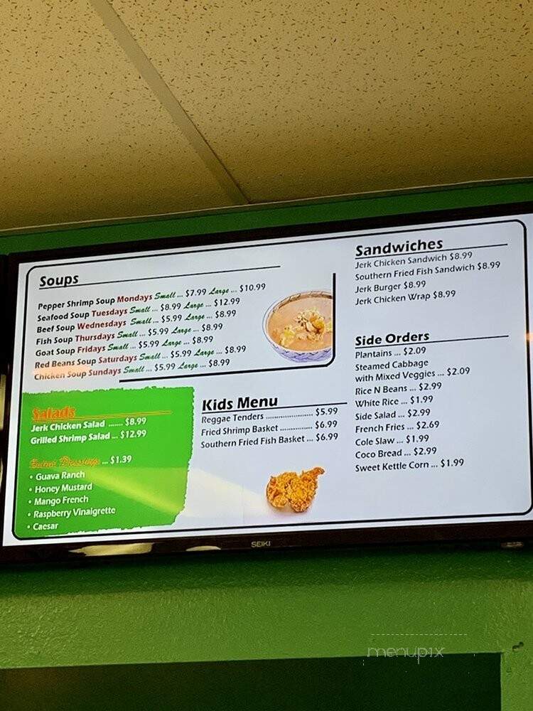 Paradise Cove Grill & Seafood - Clermont, FL menu_pic