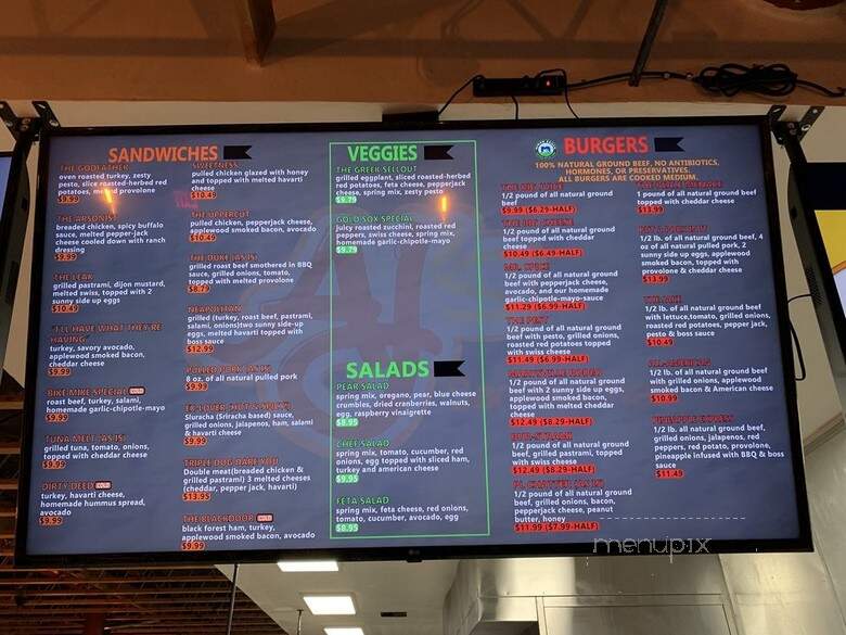 AJ's Sandwiches - Yuba City, CA menu_pic