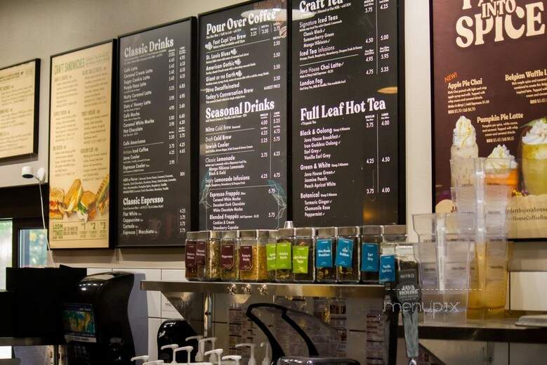 The Java House - North Liberty, IA menu_pic