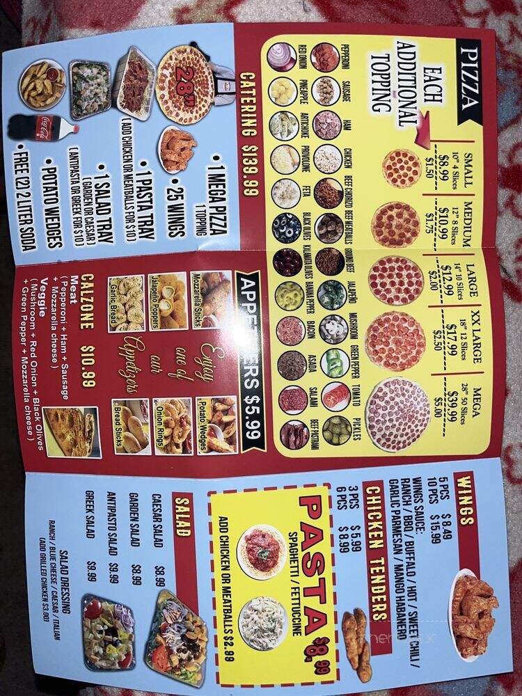 Golden Crust Pizza - Baldwin Park, CA menu_pic