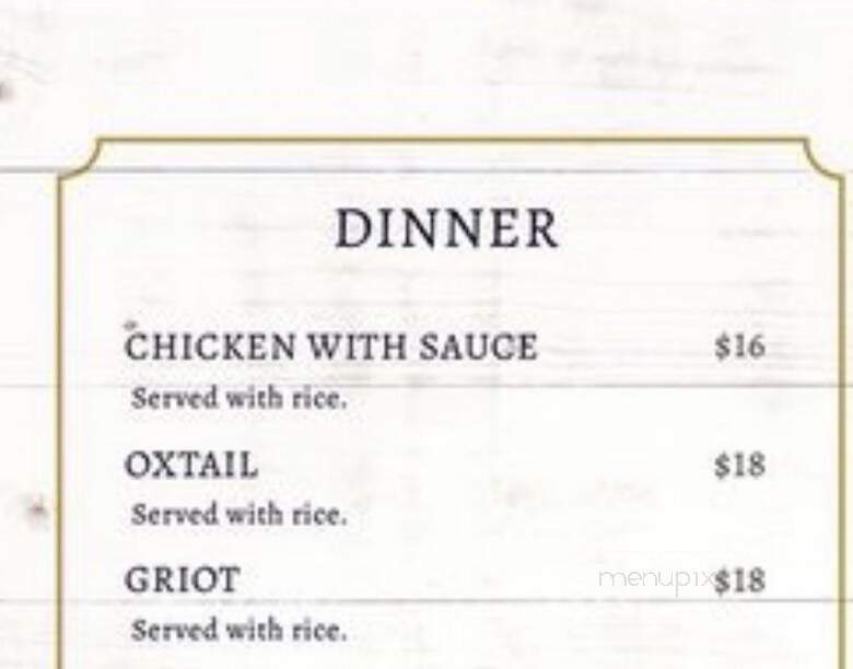 Golden Blue Bar & Restaurant - Brooklyn, NY menu_pic