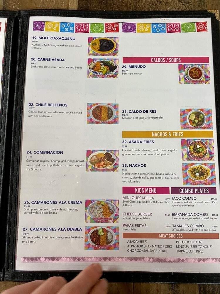 El Valle OaxaqueNo - Salem, OR menu_pic