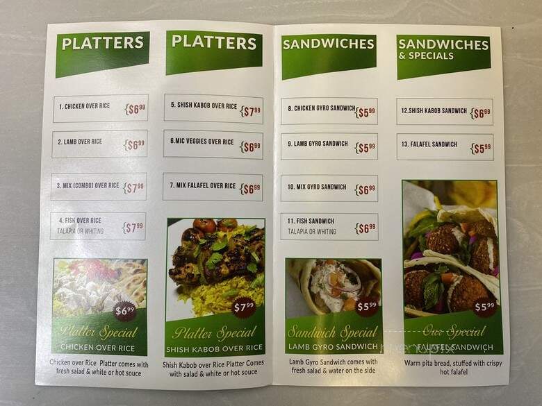 Zara Halal Food - Lansdale, PA menu_pic