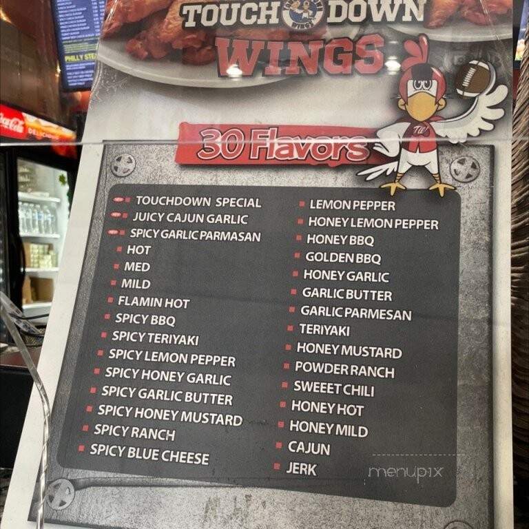 Touchdown Wings - McDonough, GA menu_pic