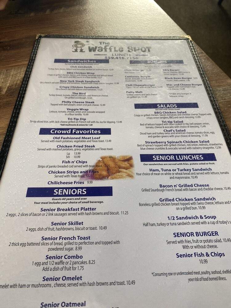 The Waffle Spot - Madera, CA menu_pic